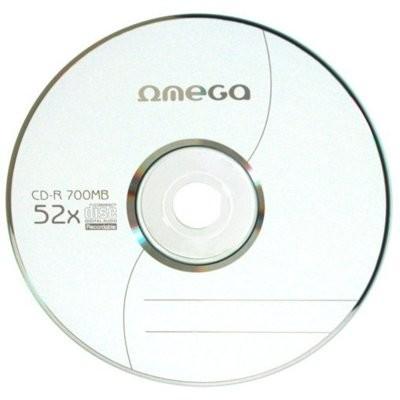 PŁYTY CD-R 700MB OMEGA 52X (1) KOPERTA